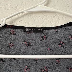 Cotton On Floral Wrap Tie Knot Crop Top | Size: M